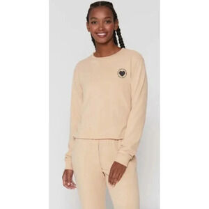 Spiritual Gangster Take Good Care Crop Sweatshirt-sz XS